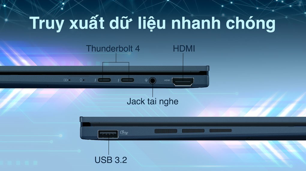 Laptop Asus Zenbook 14 OLED UX3405MA - PP475W (Ultra 9 185H, 32GB, 1TB, 2.8K OLED 120Hz, Win11)