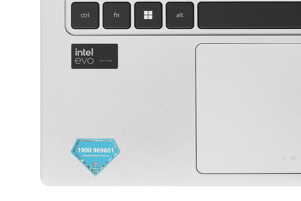 Laptop Acer Swift Go 14 AI 73 71ZX - NX.KSLSV.002 (Ultra 7 155H, 16GB, 512GB, 2.8K, Win11) Màu Bạc