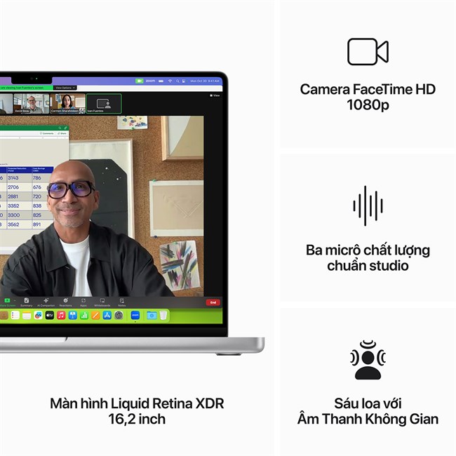 MacBook Pro 16 inch M3 Max 96GB/1TB - Chính hãng