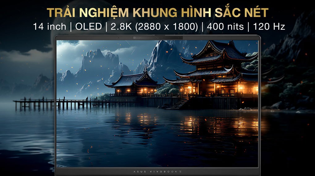 Laptop Asus Vivobook S 14 OLED M5406NA R5 7535HS/16GB/512GB/120Hz/Win11 (PP074W)