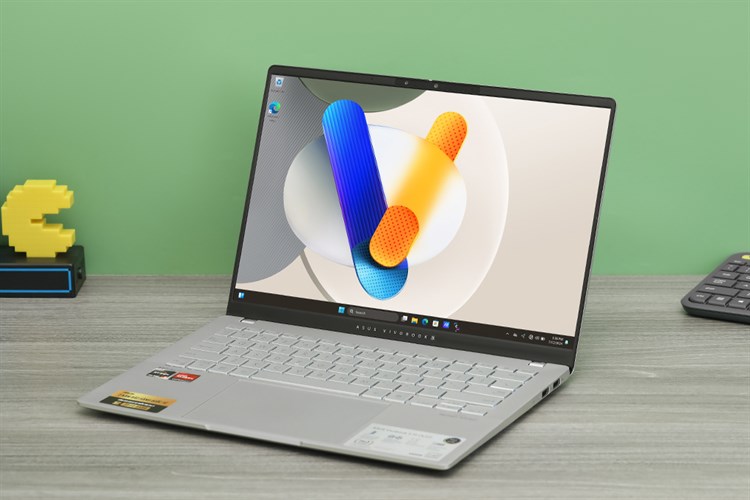 Laptop Asus Vivobook S 14 OLED M5406NA R5 7535HS/16GB/512GB/120Hz/Win11 (PP074W) Màu Bạc