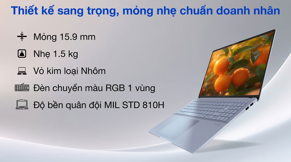 Laptop Asus Vivobook S 16 OLED S5606MA - MX050W (Ultra 5 125H, 16GB, 512GB, 3.2K OLED 120Hz, Win11)