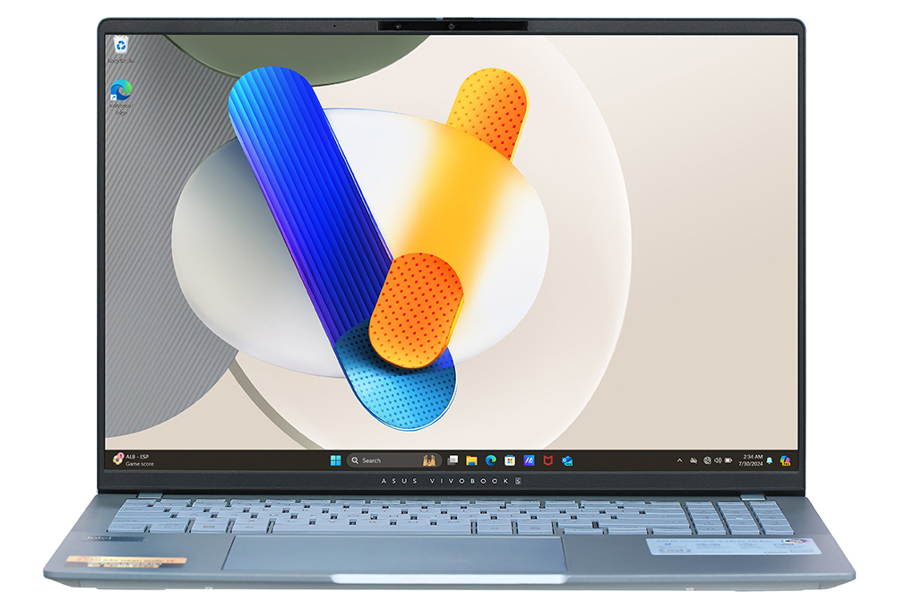 Laptop Asus Vivobook S 16 OLED S5606MA - MX050W (Ultra 5 125H, 16GB, 512GB, 3.2K OLED 120Hz, Win11) Màu Xanh Dương