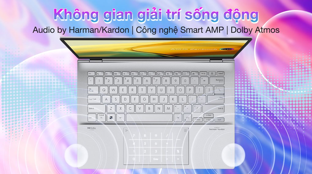 Laptop Asus Zenbook 14 OLED UX3402VA - KM657W (i5 13500H, 16GB, 512GB, 2.8K OLED 90Hz, Win11)