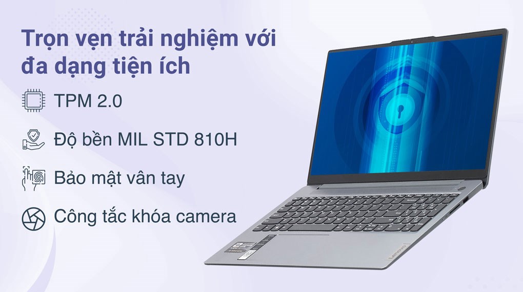 Hình ảnh Laptop Lenovo Ideapad Slim 3 15AMN8 R5 7520U/16GB/512GB/Win11 (82XQ00J0VN)