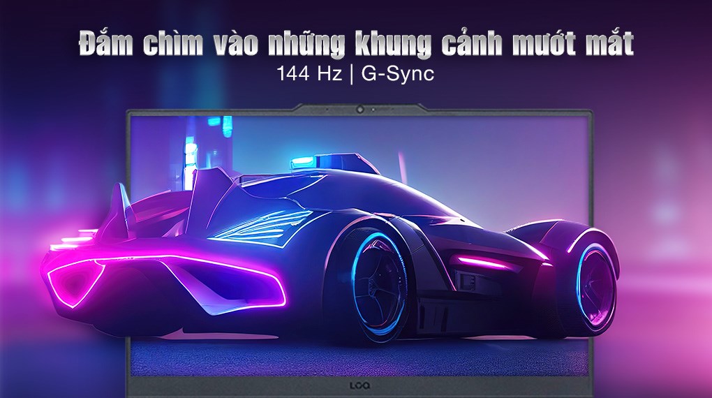 Laptop Lenovo Gaming LOQ 15IRX9 i7 13650HX/16GB/512GB/6GB RTX4050/144Hz/Win11 (83DV00D5VN)