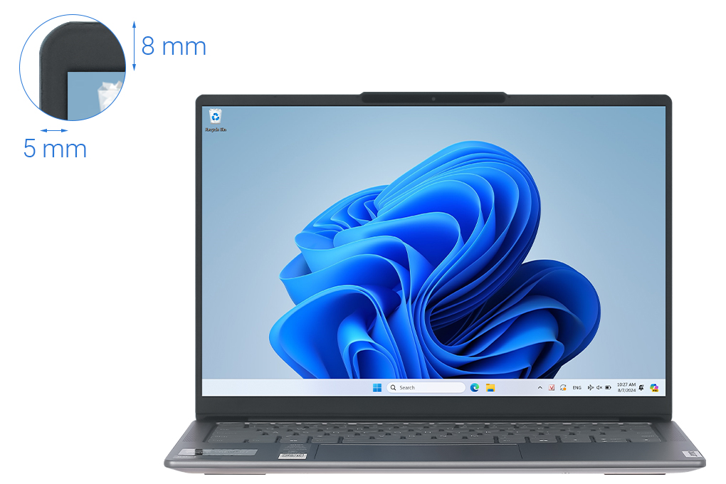 Laptop Lenovo Yoga 7 14IMH9 - 83CV001VVN (Ultra7, 32GB, 1TB, WUXGA OLED, OfficeHS, Win11) Màu Xám