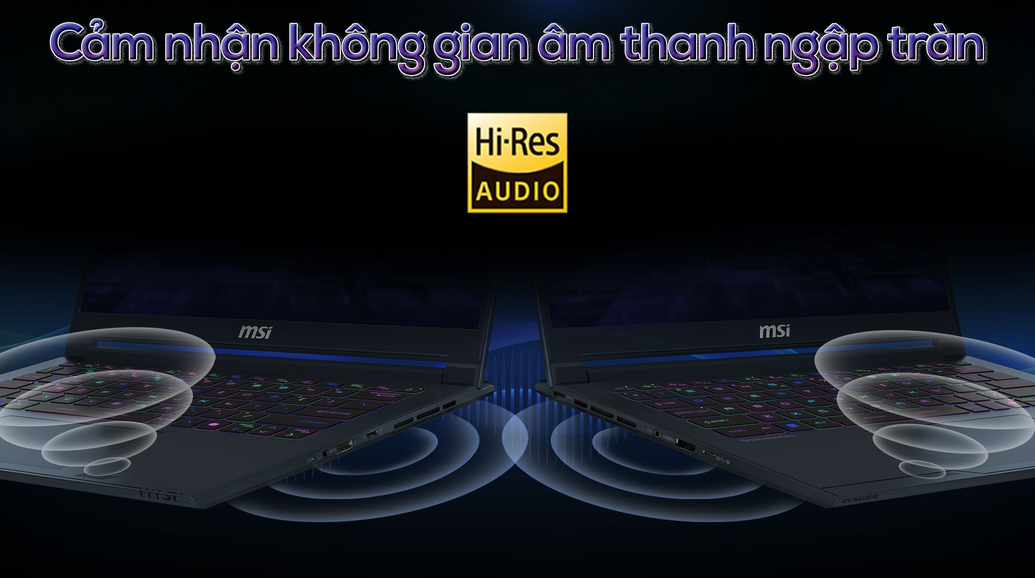 Laptop MSI Gaming Stealth 14 AI Studio A1VFG - 085VN (Ultra 7 155H, 32GB, 1TB, RTX 4060 8GB, 2.8K OLED 120Hz, Win11)