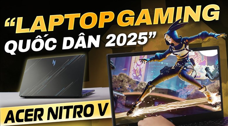Laptop Acer Gaming Nitro V ANV15 51 55CA - NH.QN8SV.004 (i5 13420H, 16GB, 512GB, RTX 4050 6GB, Full HD 144Hz, Win11)