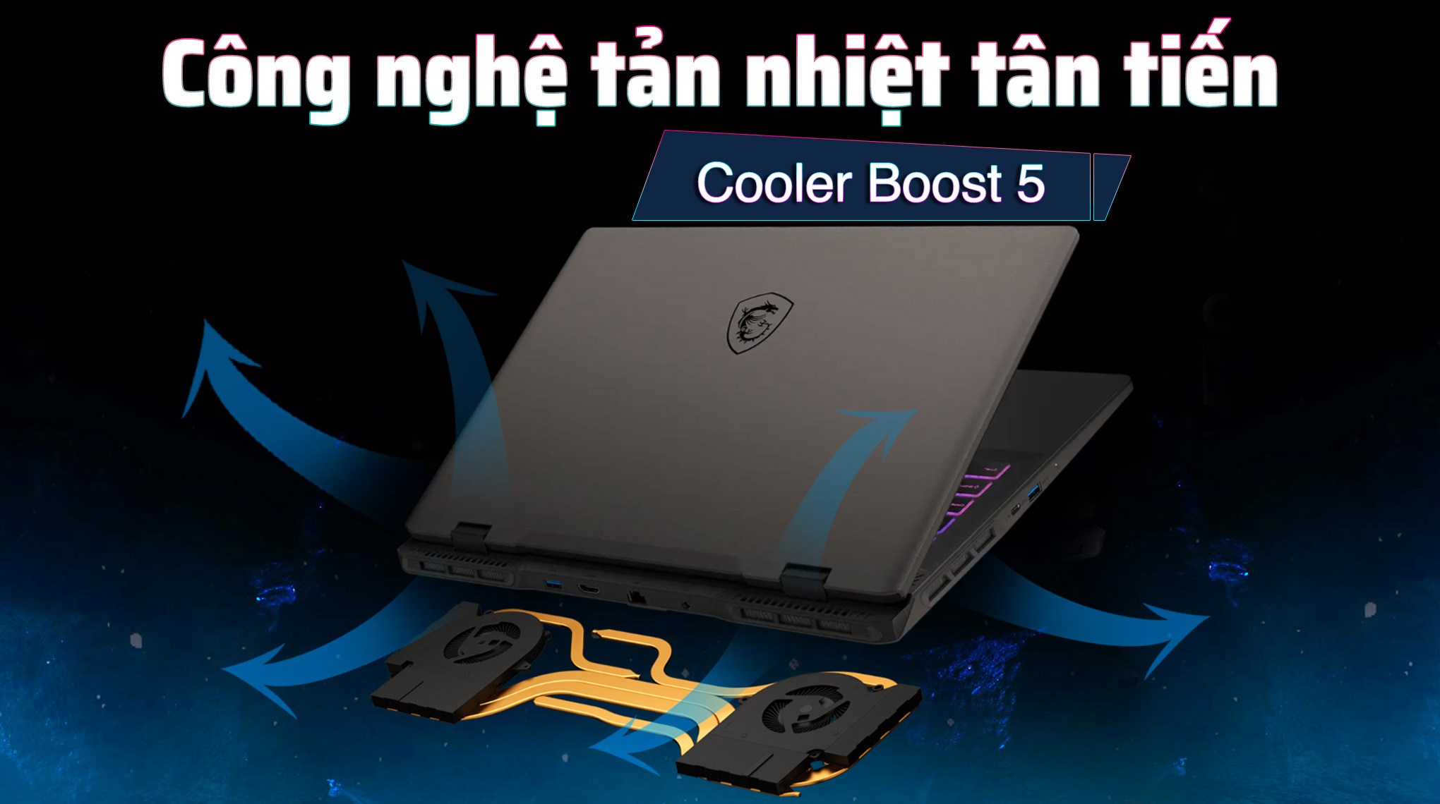 Laptop MSI Gaming Sword 16 HX B14VGKG i7 14700HX/16GB/1TB/8GB RTX4070/240Hz/Balo/Win11 (038VN)