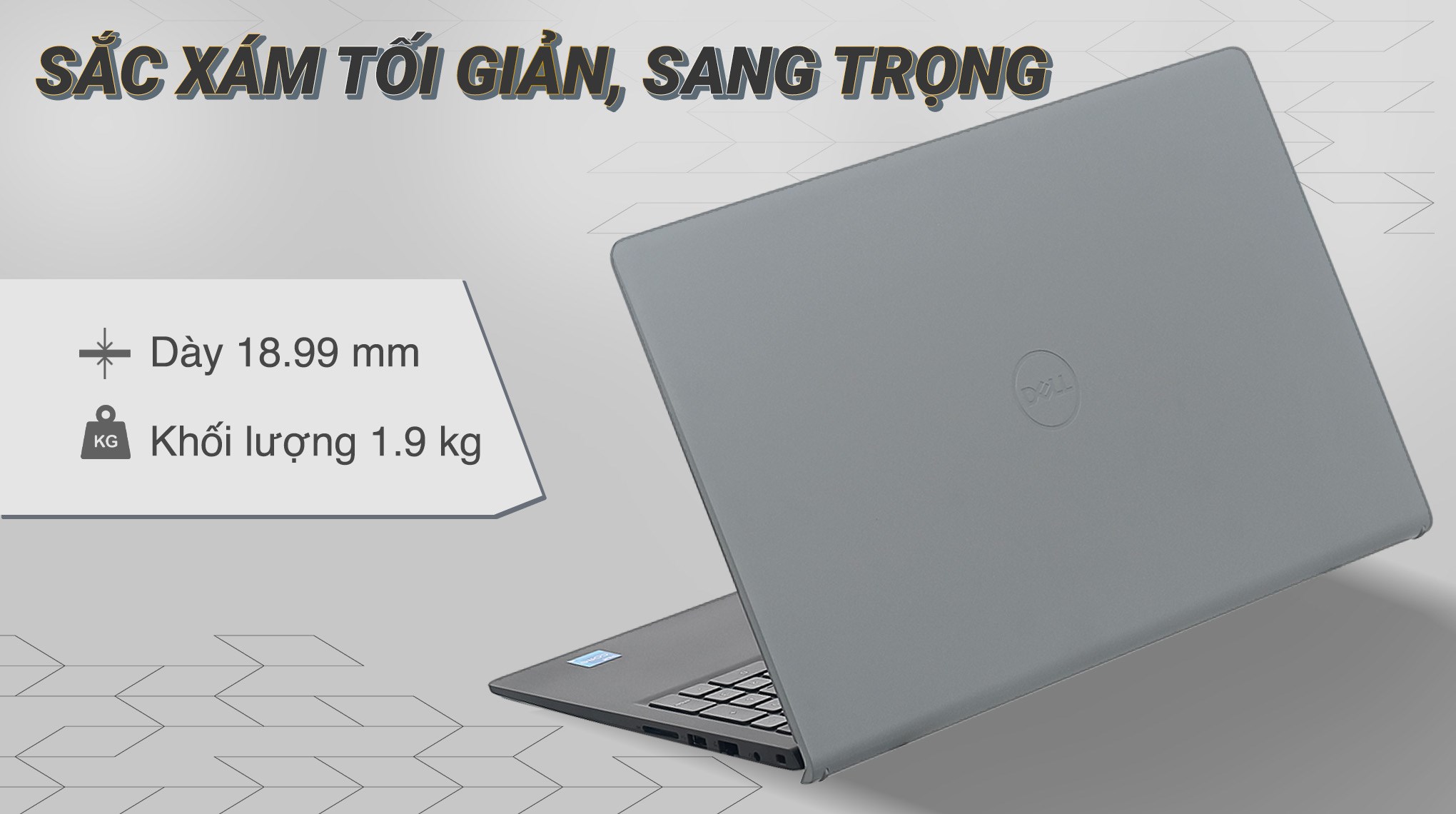 Laptop Dell Vostro 3520 - 71030559 (i5 1235U, 16GB, 512GB, 15.6"F, 120Hz, OfficeHS, Win11)