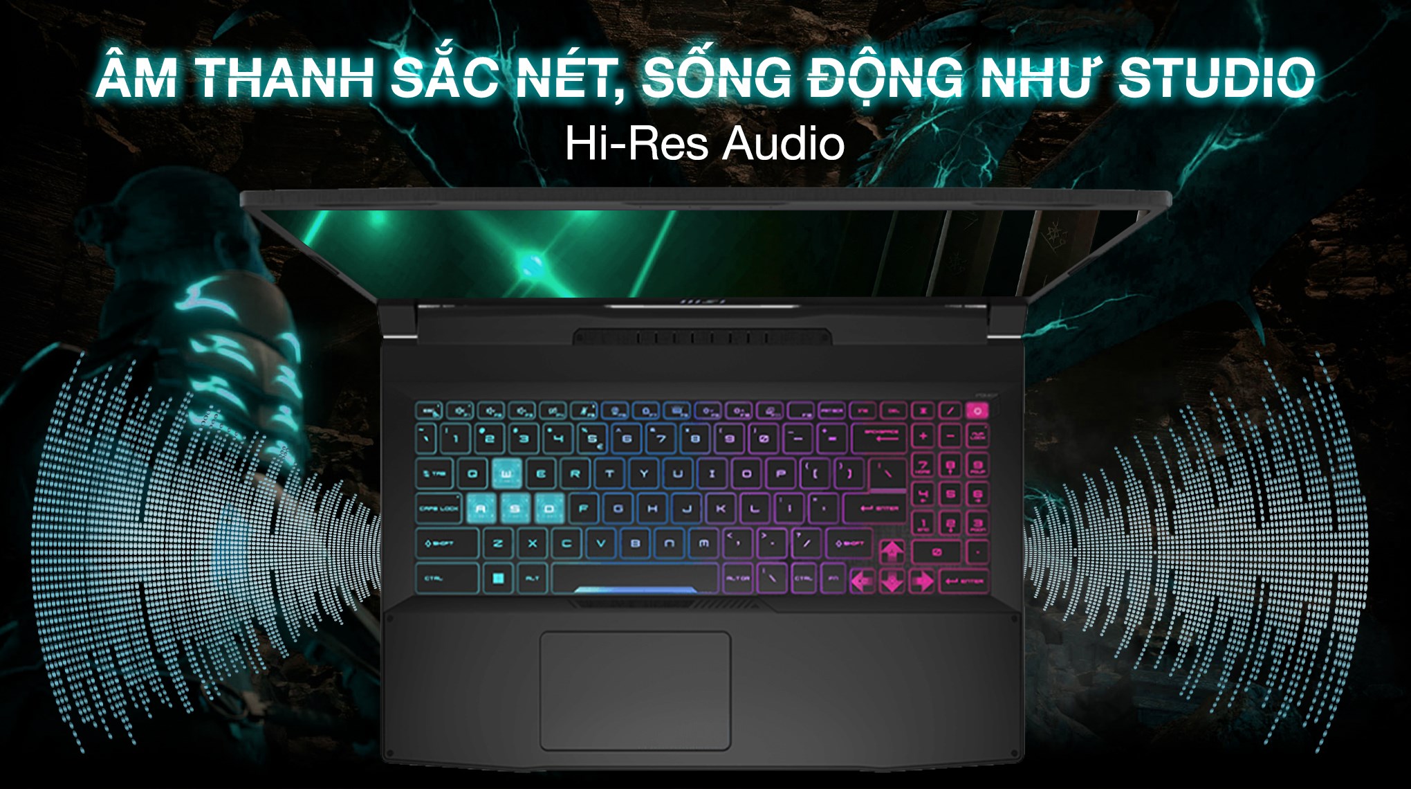 Laptop MSI Gaming Katana A15 AI B8VG - 465VN (R7 8845HS, 16GB, 1TB, RTX 4070 8GB, Full HD 144Hz, Win11)