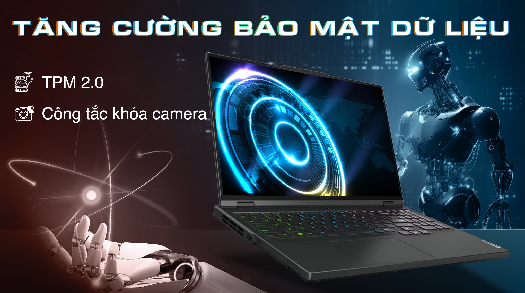 Laptop Lenovo Gaming Legion Pro 5 16IRX9 - 83DF0047VN (i9 14900HX, 32GB, 1TB, RTX 4060 8GB, WQXGA 240Hz, Win11)