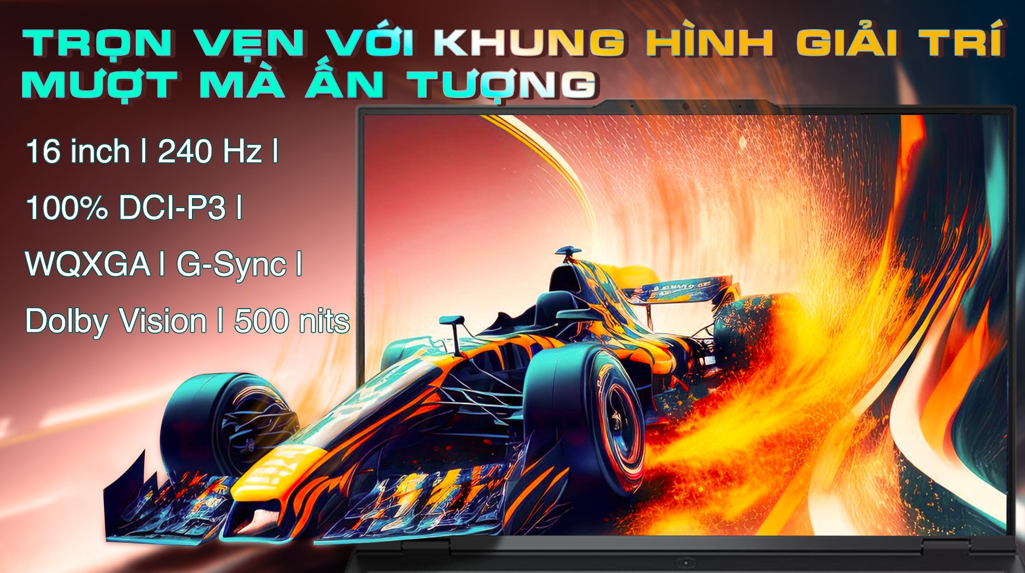 Laptop Lenovo Gaming Legion Pro 5 16IRX9 - 83DF0047VN (i9 14900HX, 32GB, 1TB, RTX 4060 8GB, WQXGA 240Hz, Win11)