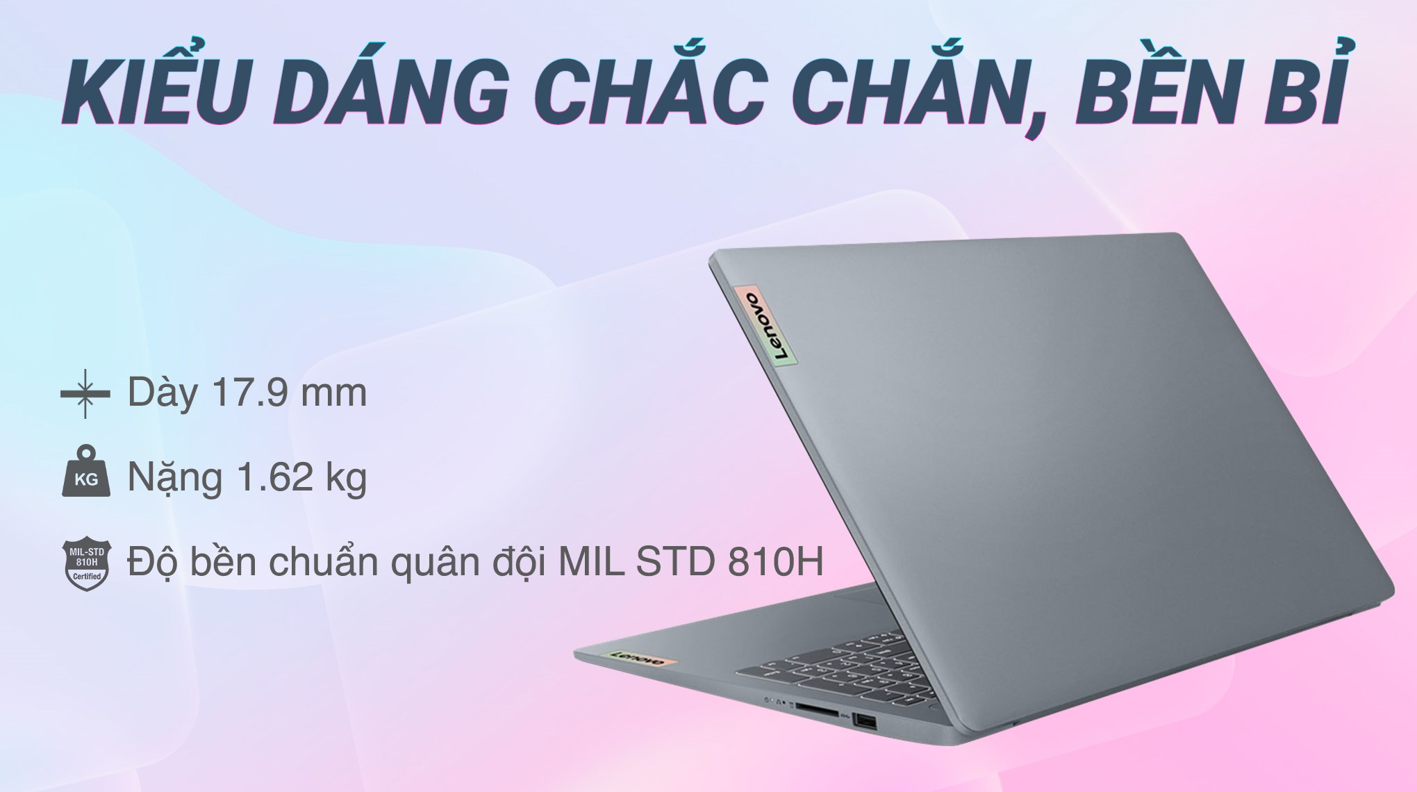 Laptop Lenovo Ideapad Slim 3 15ABR8 R7 7730U/16GB/512GB/Win11 (82XM00EHVN)