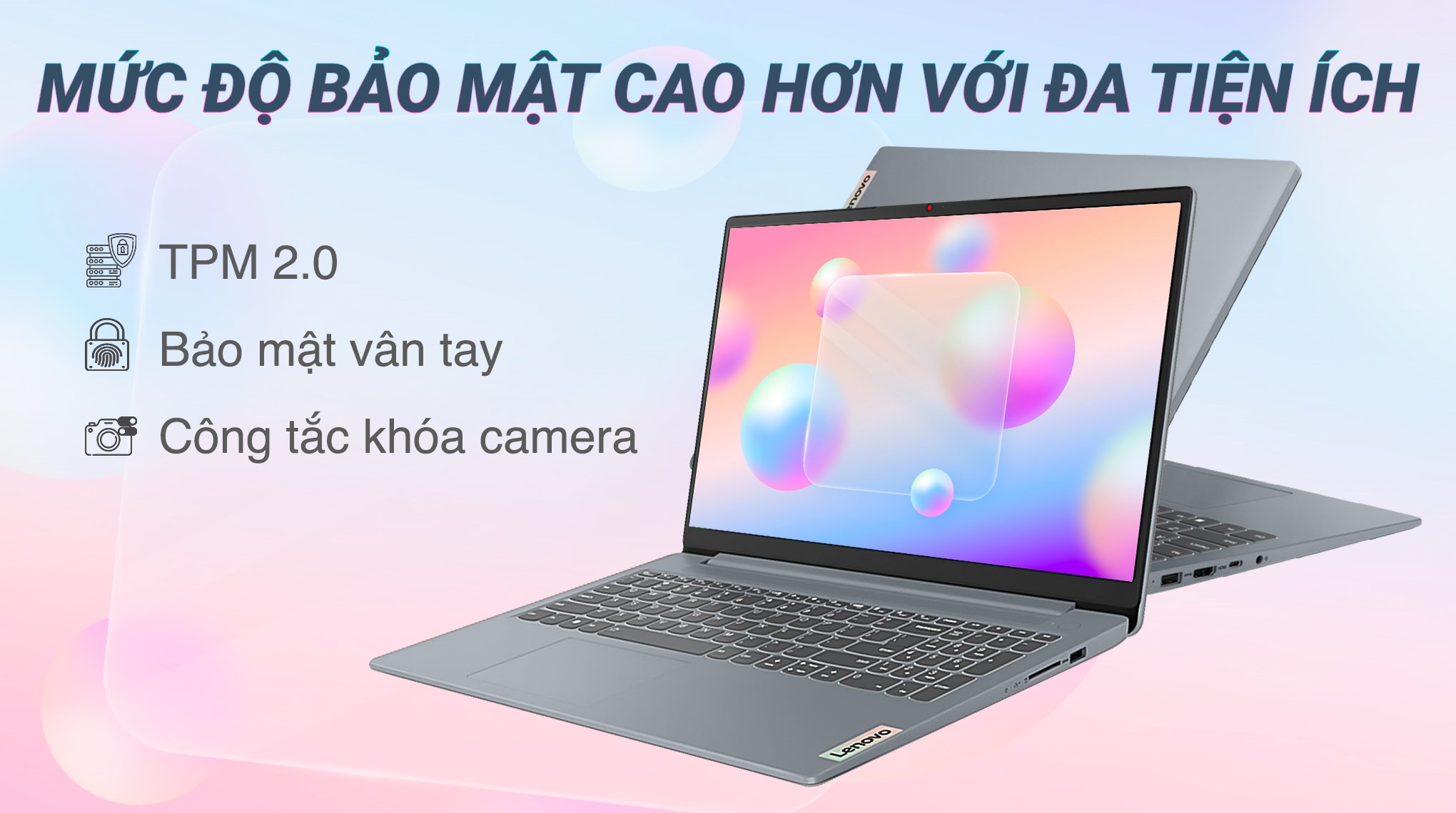 Laptop Lenovo Ideapad Slim 3 15ABR8 R7 7730U/16GB/512GB/Win11 (82XM00EHVN)