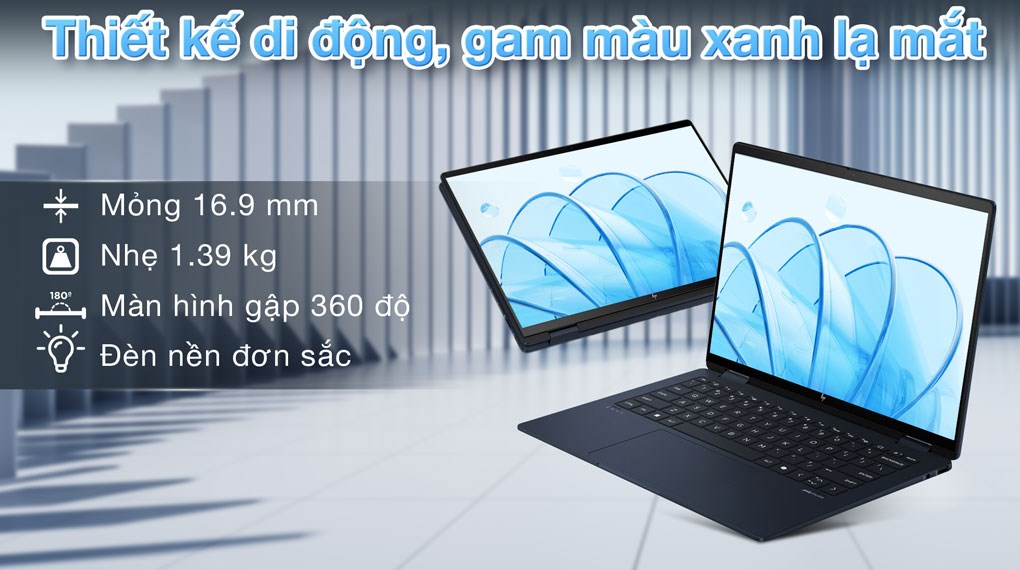 Laptop HP Envy x360 14 fc0089TU - A19BZPA (Ultra 7 155U, 16GB, 512GB, 2.8K OLED, Cảm ứng, Win11)