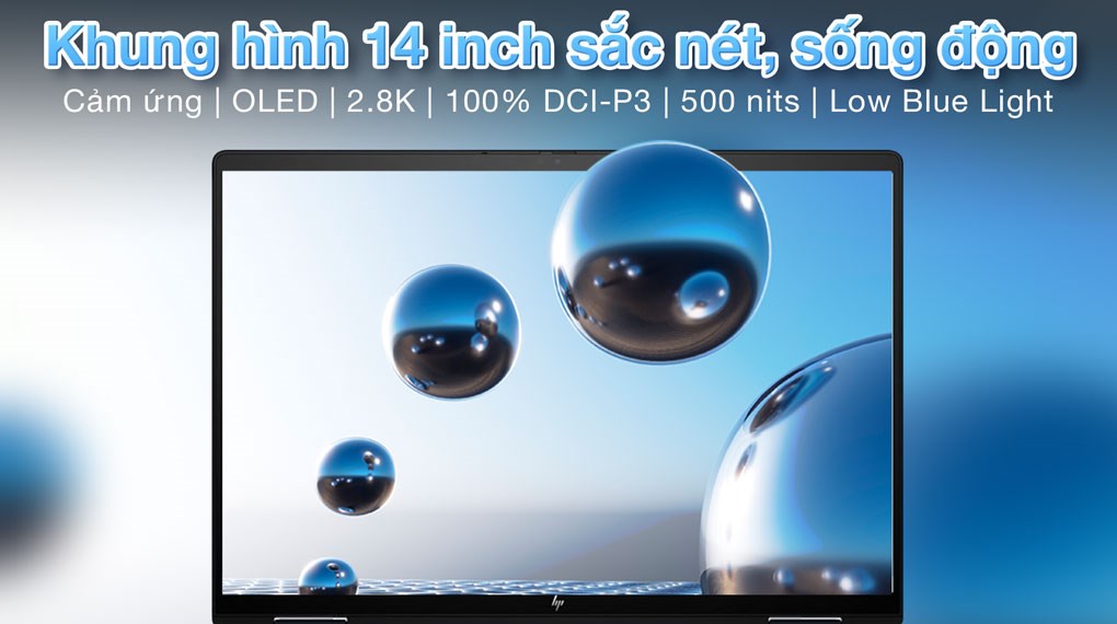 Laptop HP Envy x360 14 fc0089TU - A19BZPA (Ultra 7 155U, 16GB, 512GB, 2.8K OLED, Cảm ứng, Win11)