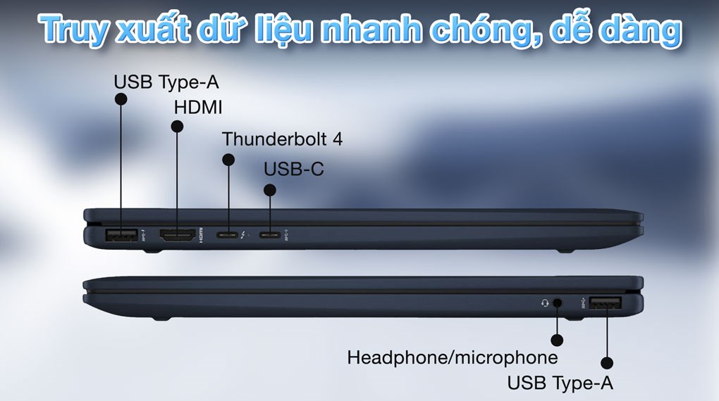 Laptop HP Envy x360 14 fc0089TU - A19BZPA (Ultra 7 155U, 16GB, 512GB, 2.8K OLED, Cảm ứng, Win11)