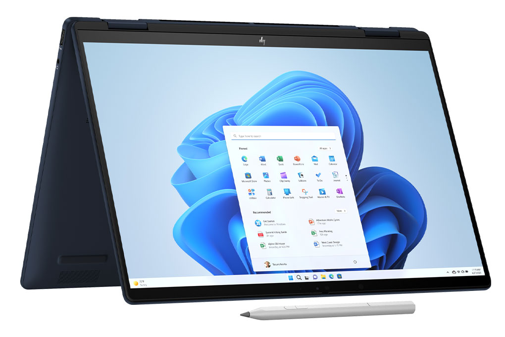 Laptop HP Envy x360 14 fc0089TU - A19BZPA (Ultra 7 155U, 16GB, 512GB, 2.8K OLED, Cảm ứng, Win11) Màu Xanh