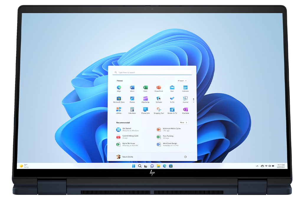 Laptop HP Envy x360 14 fc0089TU - A19BZPA (Ultra 7 155U, 16GB, 512GB, 2.8K OLED, Cảm ứng, Win11) Màu Xanh
