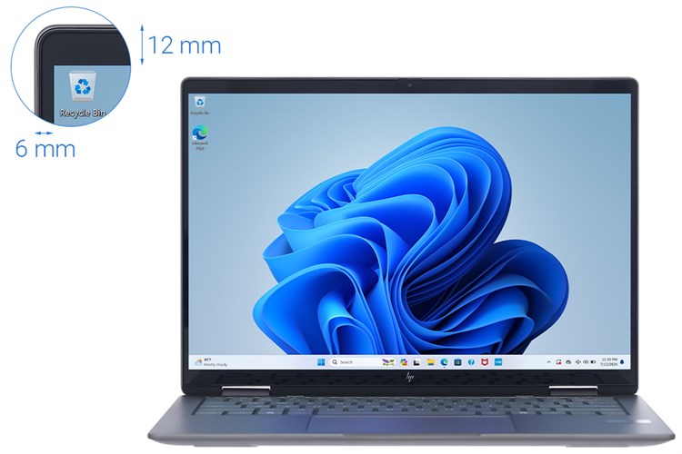 Laptop HP Envy X360 14 fc0084TU Ultra 7 155U/32GB/1TB/Win11 (A19BTPA) Màu Bạc