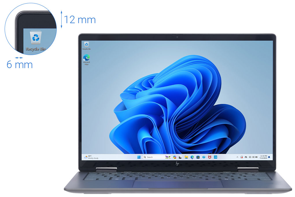 Laptop HP Envy X360 14 fa0048AU R7 8840HS/16GB/512GB/Win11 (A19BQPA) Màu Bạc