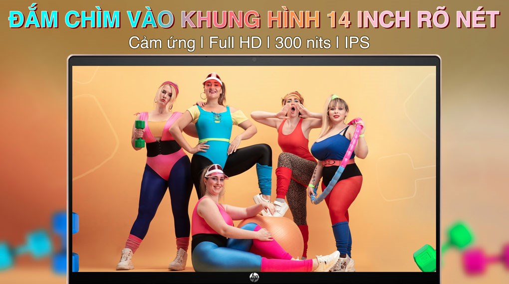 Laptop HP Pavilion X360 14 ek2027TU - 9Z2V9PA (Core 7 150U, 16GB, 512GB, Full HD, Cảm ứng, Win11)