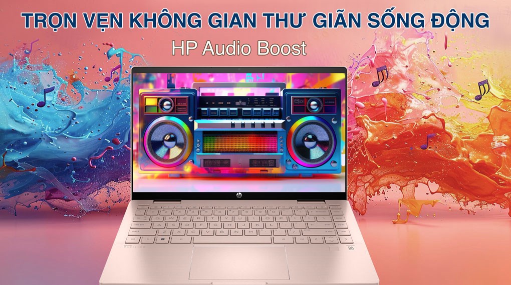 Laptop HP Pavilion X360 14 ek2027TU - 9Z2V9PA (Core 7 150U, 16GB, 512GB, Full HD, Cảm ứng, Win11)