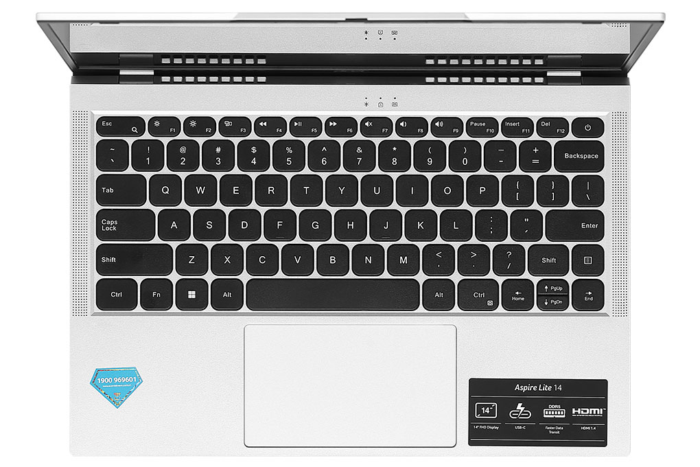 Laptop Acer Aspire Lite 14 51M 36MH - NX.KTVSV.001 (i3 1215U, 8GB, 256GB, Full HD+, Win11) Màu Bạc