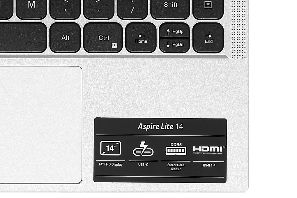 Laptop Acer Aspire Lite 14 51M 36PN - NX.KTWSV.001 (i3 1215U, 8GB, 512GB, Full HD+, Win11) Màu Bạc