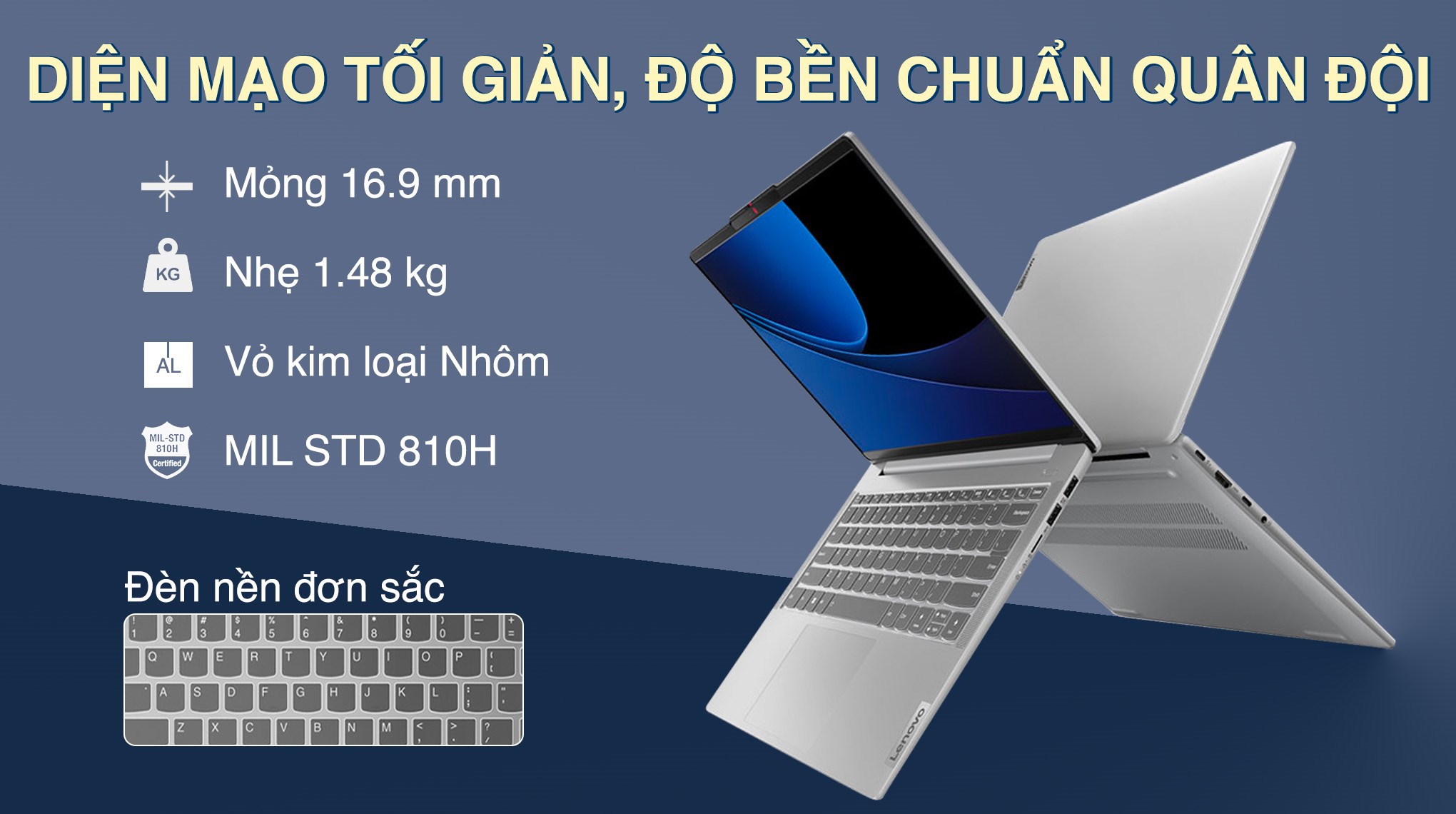 LENOVO Slim 5: Ultra5 125H/16G/512G/14in FHD+ OLED/FullBox/còn BH 11th - 3