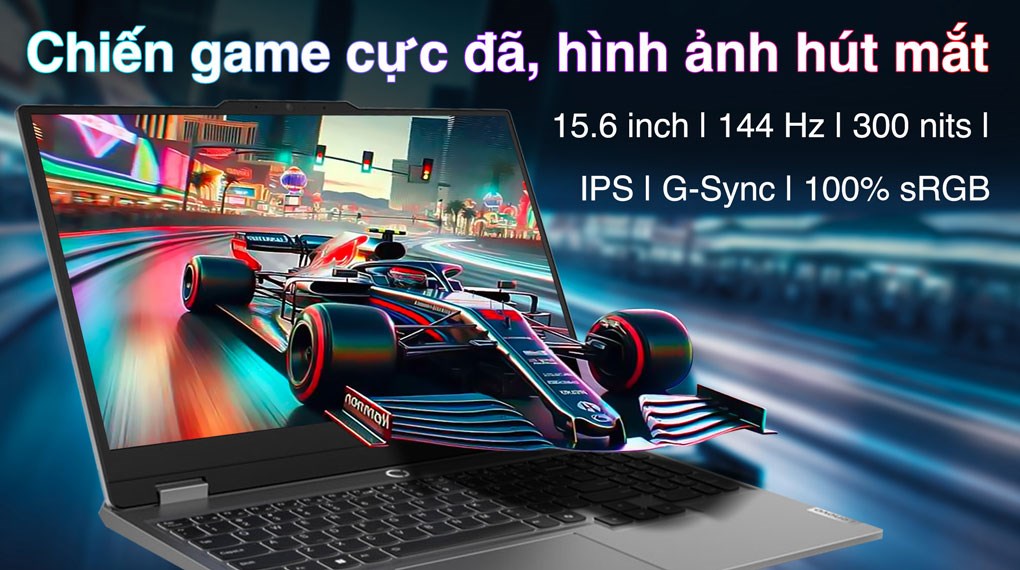 Laptop Lenovo Gaming LOQ 15ARP9 - 83JC0040VN (R7 7435HS, 24GB, 512GB, RTX 4050 6GB, Full HD 144Hz, Win11)