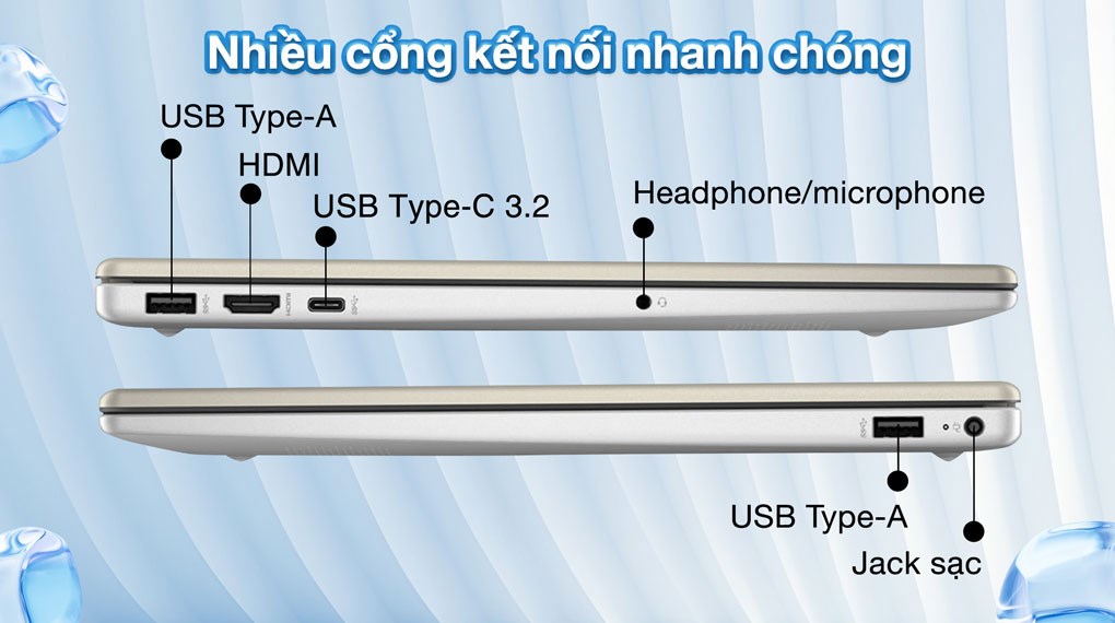 Laptop HP 15 fd1063TU - 9Z2Y1PA (Ultra 5 125H, 16GB, 512GB, Full HD, Win11)