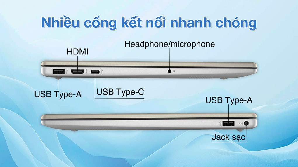 Laptop HP 15 fc0085AU - A6VV8PA (R5 7430U, 16GB, 512GB, Full HD, Win11)