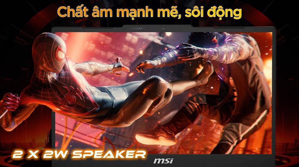 Laptop MSI Gaming Cyborg 15 A13VFK - 876VN (i7 13620H, 16GB, 512GB, RTX 4060 8GB, Full HD 144Hz, Win11)