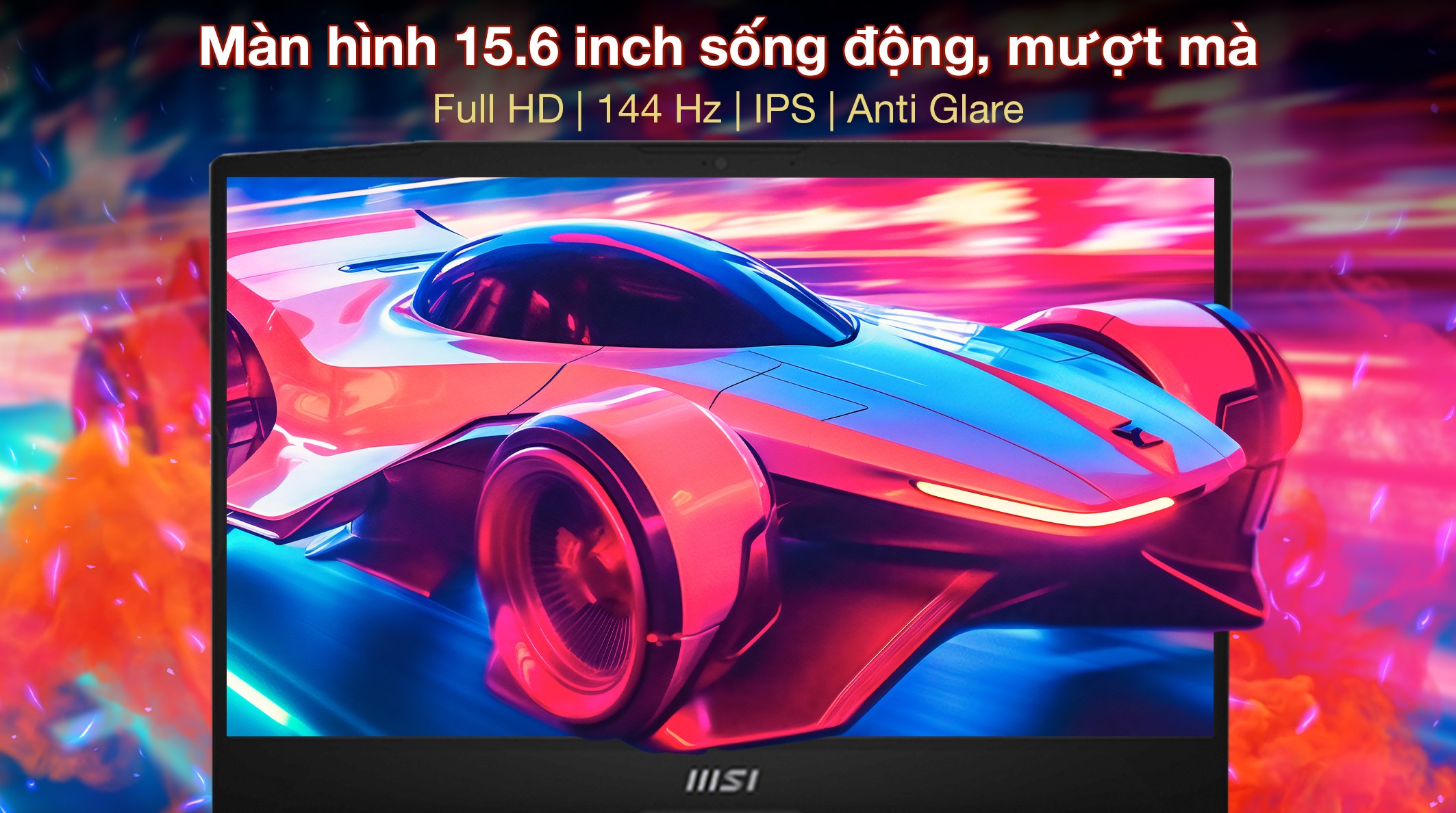 Laptop MSI Gaming Katana A15 AI B8VG R9 8945HS/16GB/1TB/8GB RTX4070/144Hz/Balo/Lót chuột/Chuột/Win11 (466VN)