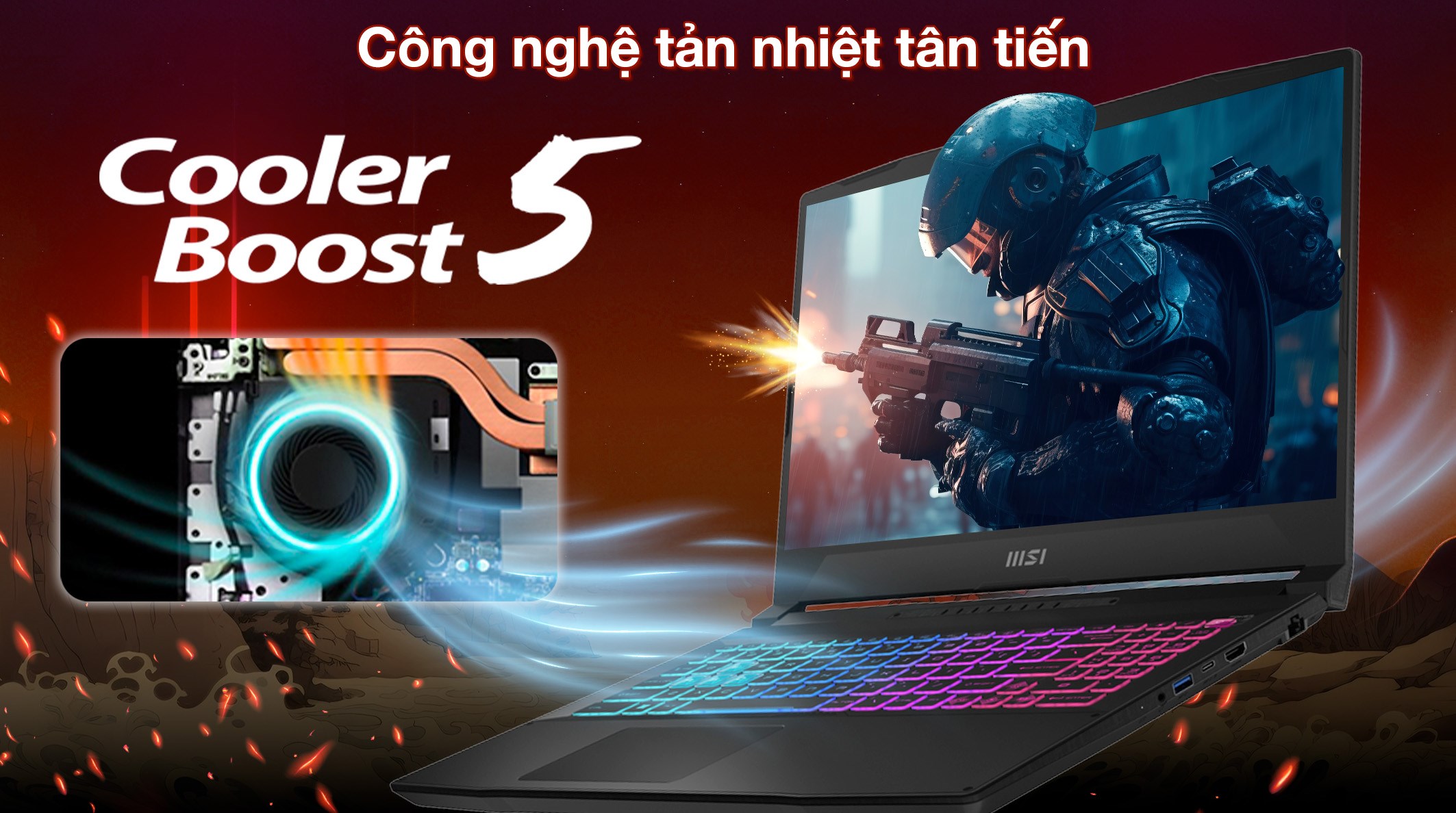 Laptop MSI Gaming Katana A15 AI B8VG R9 8945HS/16GB/1TB/8GB RTX4070/144Hz/Balo/Lót chuột/Chuột/Win11 (466VN)