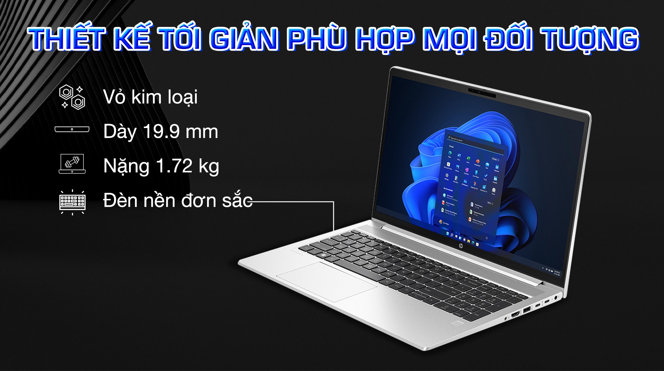 Laptop HP Probook 450 G10 - 9H1N5PT (i5 1335U, 16GB, 512GB, Full HD, Win11)