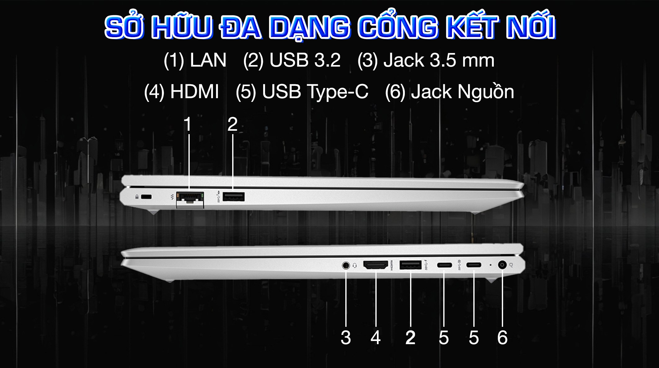 Laptop HP Probook 450 G10 - 9H1N5PT (i5 1335U, 16GB, 512GB, Full HD, Win11)