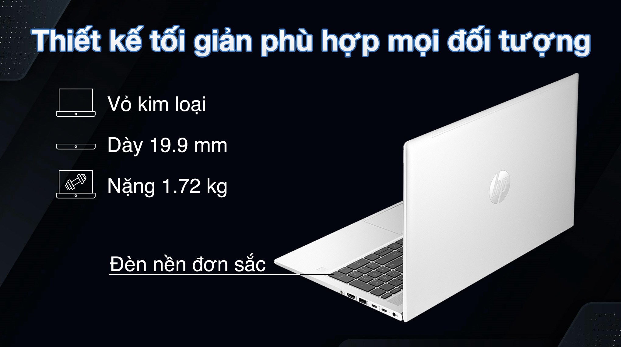 Laptop HP Probook 450 G10 - 9H8H1PT (i7 1355U, 16GB, 512GB, Full HD, Win11)