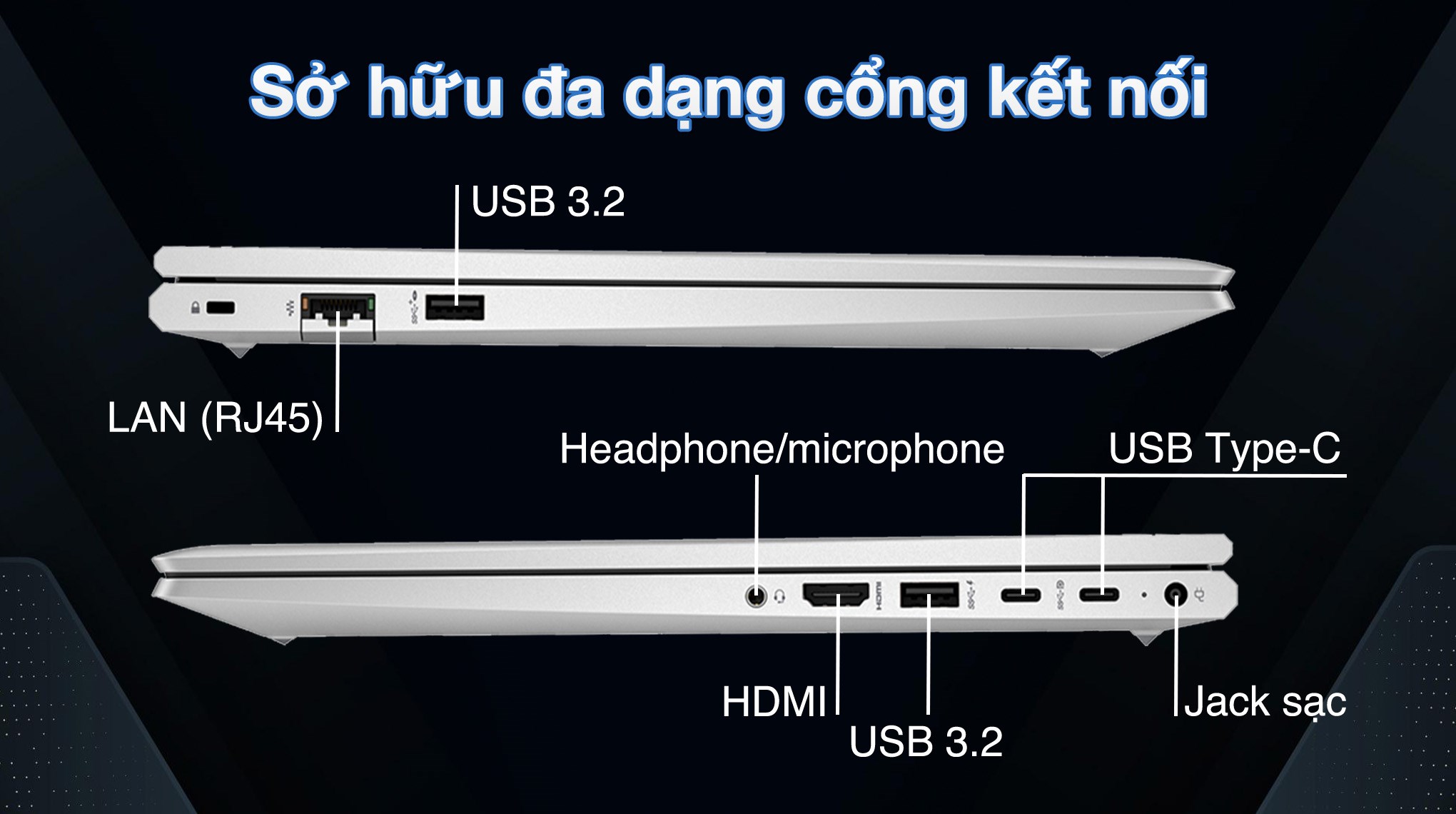 Laptop HP Probook 450 G10 - 9H8H1PT (i7 1355U, 16GB, 512GB, Full HD, Win11)