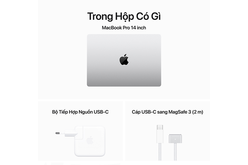 Laptop Apple MacBook Pro 14 inch M3 Max 48GB/1TB Màu Bạc