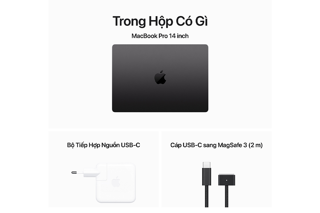 Laptop Apple MacBook Pro 14 inch M3 Max 64GB/1TB Màu Đen