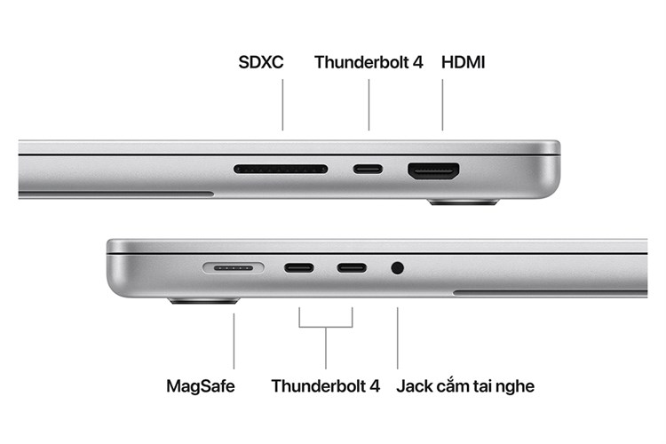 Laptop Apple MacBook Pro 16 inch M3 Max 64GB/1TB Màu Bạc