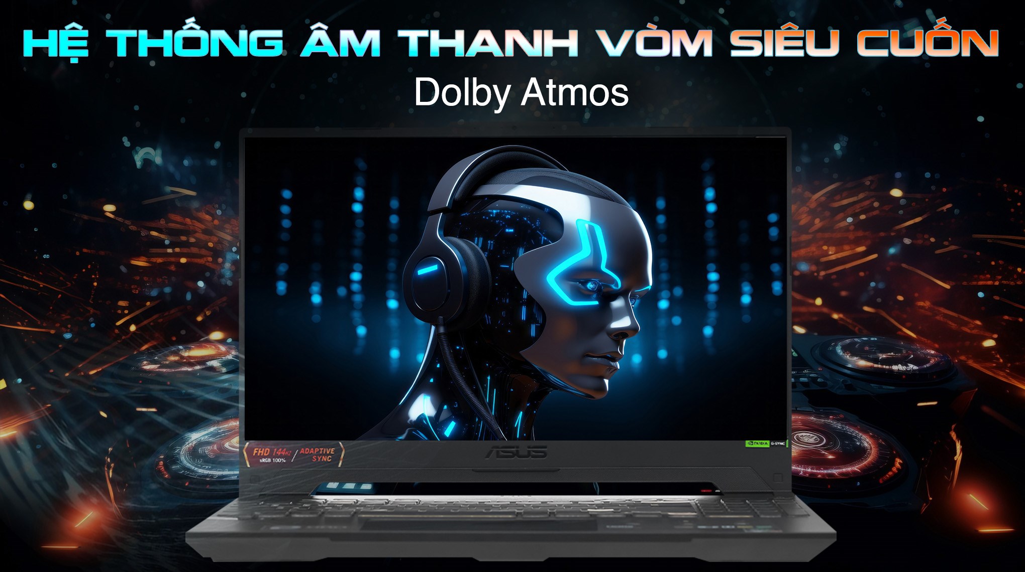 Laptop Asus TUF Gaming A15 FA507NVR - LP007W (R7 7435HS, 16GB, 512GB, RTX 4060 8GB, Full HD 144Hz, Win11)