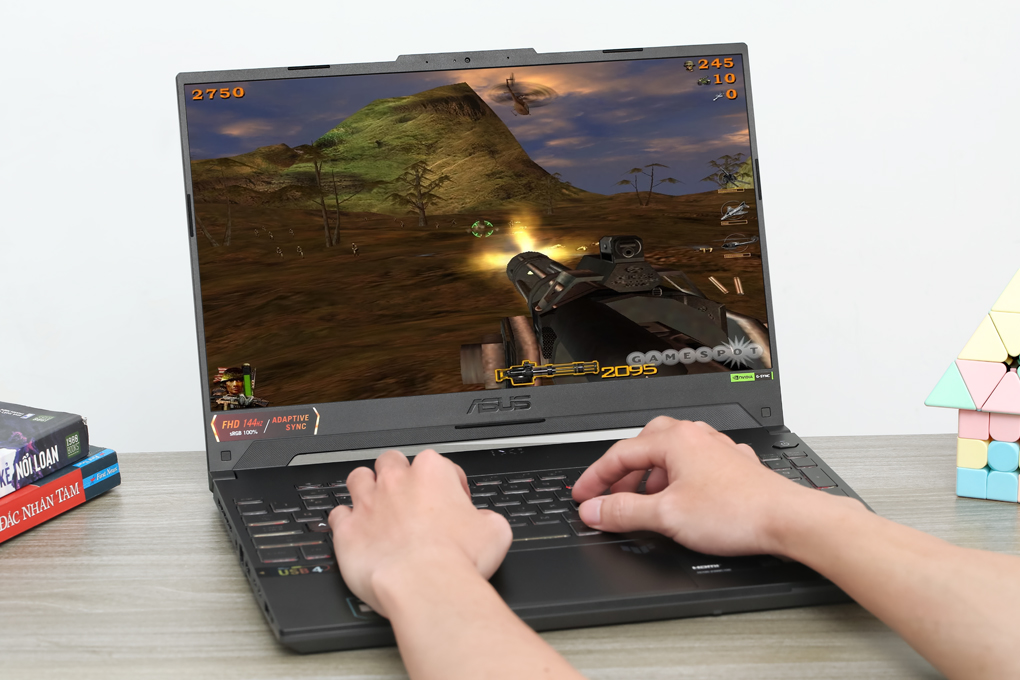 Laptop ASUS TUF Gaming A15 FA507UV R7 8845HS/16GB/512GB/8GB RTX4060/144Hz/Win11 (LP142W) - 14