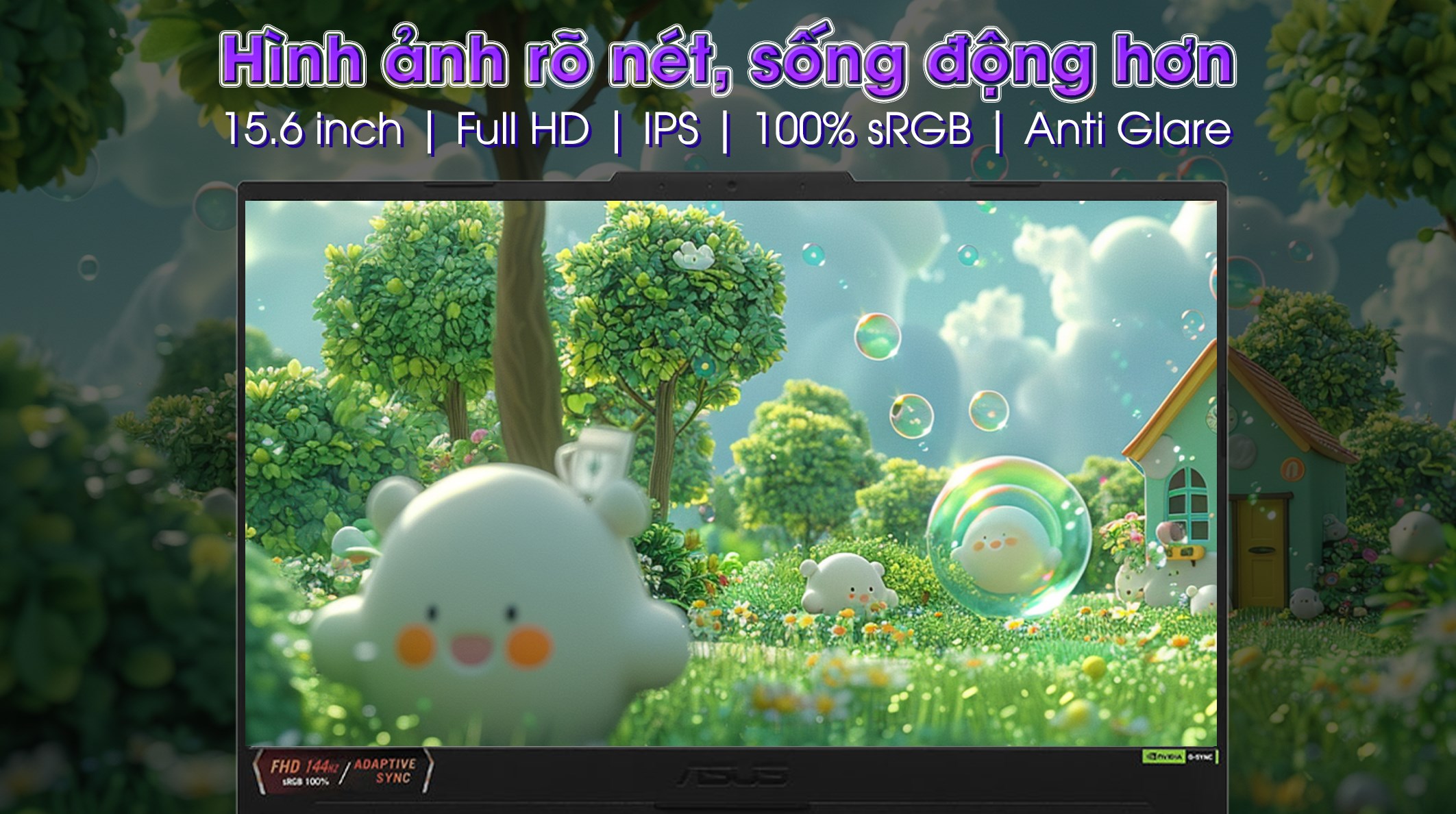 Laptop Asus TUF Gaming F15 FX507VU - LP186W (i7 13620H, 16GB, 512GB, RTX 4050 6GB, Full HD 144Hz, Win11)