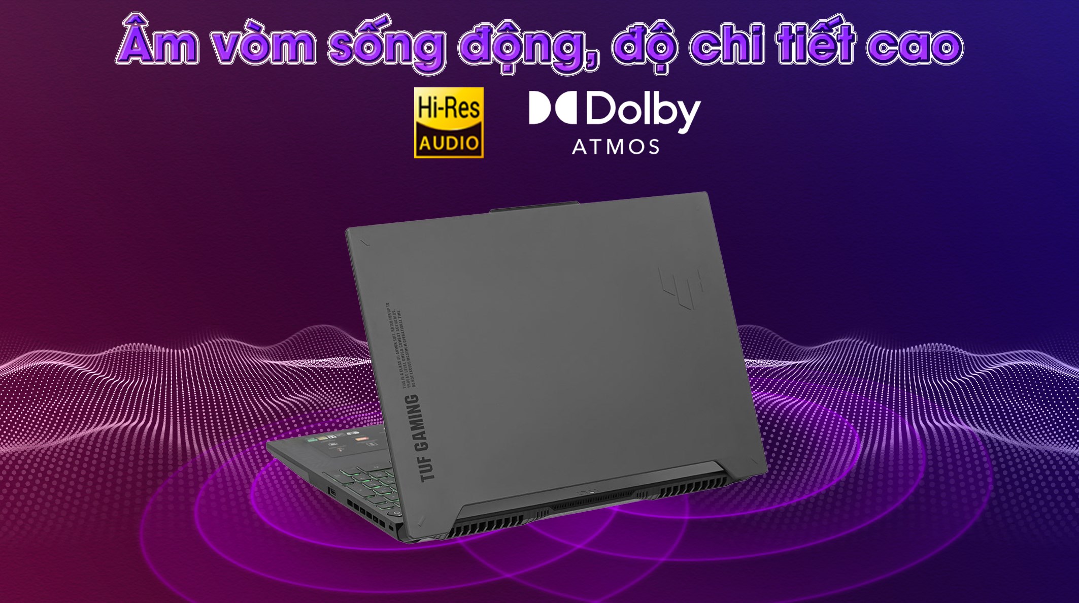 Laptop Asus TUF Gaming F15 FX507VU - LP186W (i7 13620H, 16GB, 512GB, RTX 4050 6GB, Full HD 144Hz, Win11)