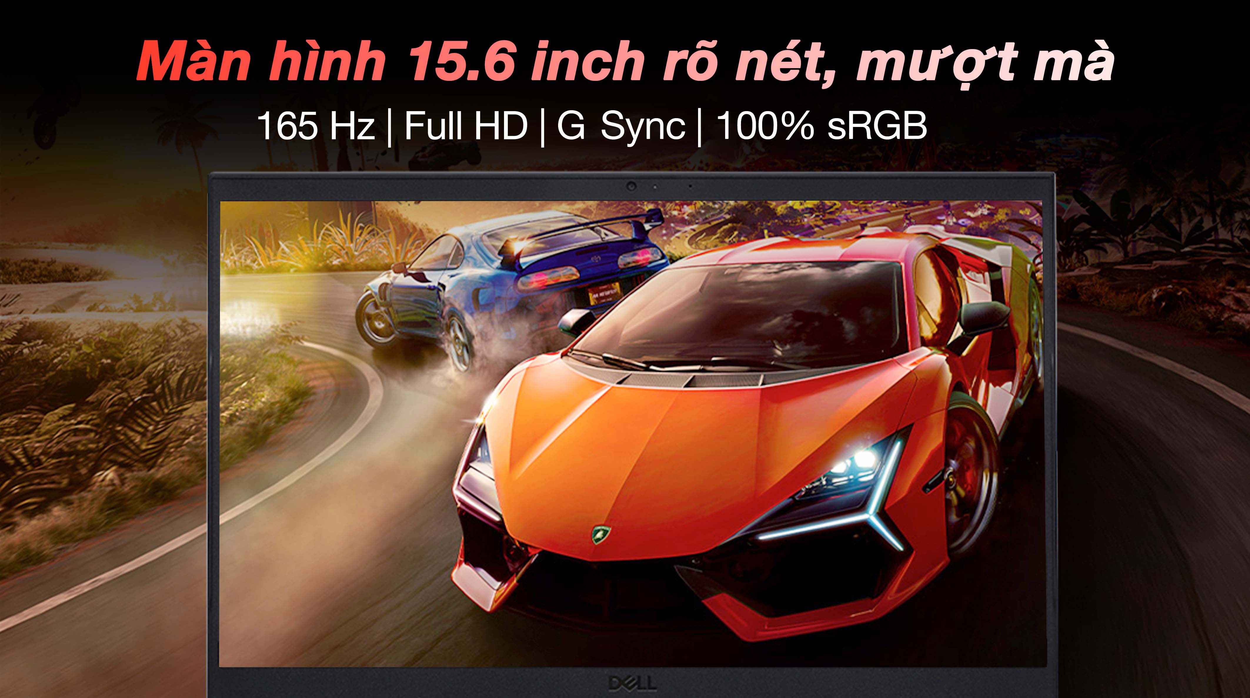 Laptop Dell G15 5530 - i7HX161W11GR4060 (i7 13650HX, 16GB, 1TB, RTX 4060 8GB, Full HD 165Hz, OfficeHS, Win11)